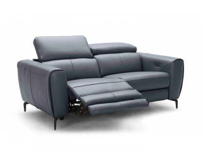 J&M Lorenzo Loveseat - Blue/Gray