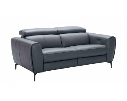 J&M Lorenzo Loveseat - Blue/Gray