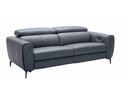 J&M Lorenzo Sofa - Blue/Gray