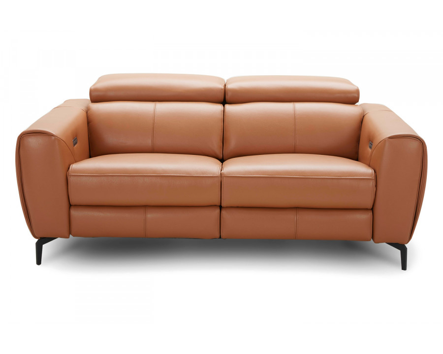 J&M Lorenzo Loveseat - Caramel