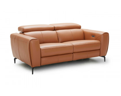 J&M Lorenzo Loveseat - Caramel