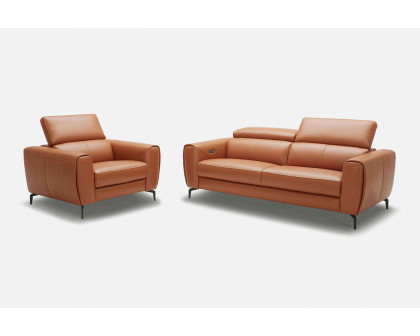 J&M Lorenzo Loveseat - Caramel