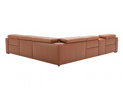 J&M Picasso Motion Sectional - Caramel