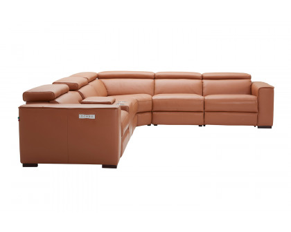 J&M Picasso Motion Sectional - Caramel