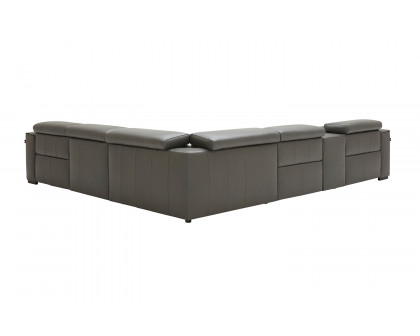 J&M Picasso Motion Sectional - Dark Gray