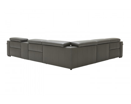 J&M Picasso Motion Sectional - Dark Gray