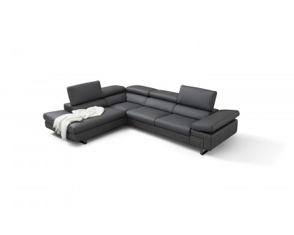 J&M I716 Sectional - Left Hand Facing Chaise, Gray