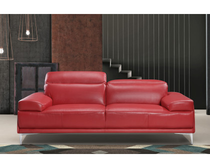 J&M Nicolo Sofa - Red