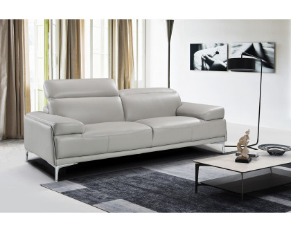 J&M Nicolo Sofa - Light Gray