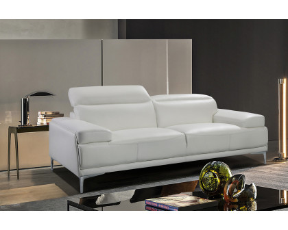 J&M Nicolo Sofa - White