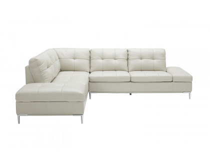 J&M Leonardo Sectional - Left Hand Facing, Silver Gray