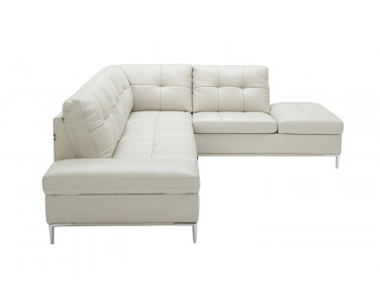 J&M Leonardo Sectional - Right Hand Facing, Silver Gray