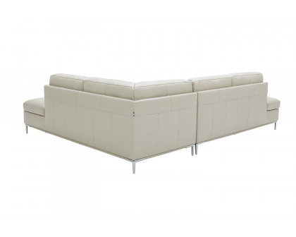 J&M Leonardo Sectional - Right Hand Facing, Silver Gray