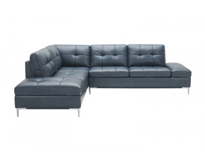 J&M Leonardo Sectional - Left Hand Facing, Blue