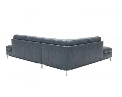 J&M Leonardo Sectional - Left Hand Facing, Blue