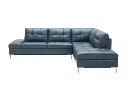 J&M Leonardo Sectional - Right Hand Facing, Blue