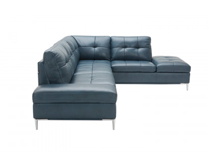 J&M Leonardo Sectional - Right Hand Facing, Blue