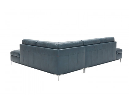 J&M Leonardo Sectional - Right Hand Facing, Blue