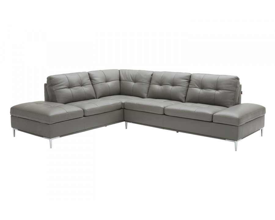 J&M Leonardo Sectional - Left Hand Facing, Gray