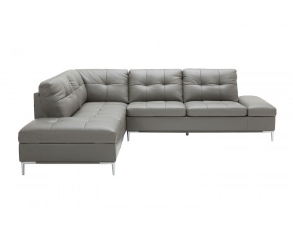 J&M Leonardo Sectional - Left Hand Facing, Gray