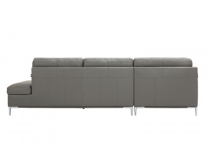 J&M Leonardo Sectional - Left Hand Facing, Gray