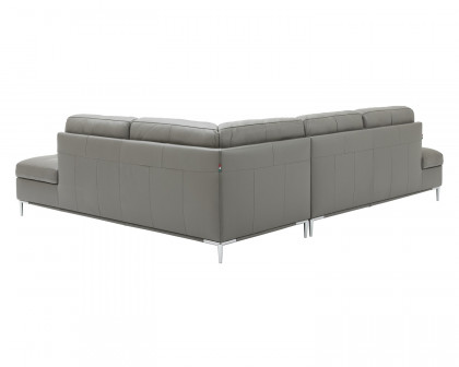 J&M Leonardo Sectional - Right Hand Facing, Gray