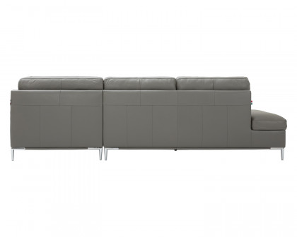 J&M Leonardo Sectional - Right Hand Facing, Gray