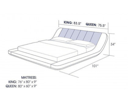 Jubilee - Anette Modern Right Hand Facing Bed