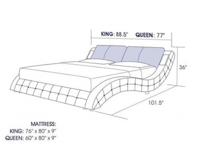 Jubilee - Deskins Modern Tufted Bed