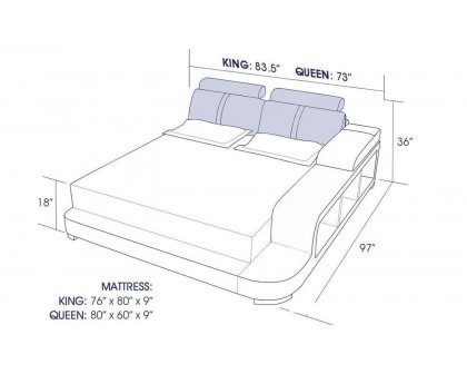 Jubilee - Golden Right Hand Facing Bed with 3 Storages