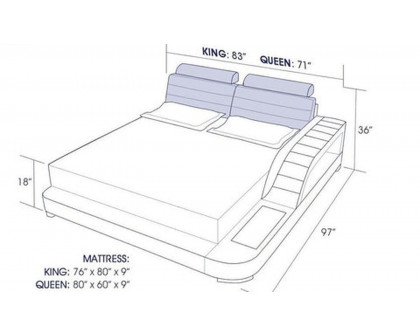 Jubilee - Nathanson Right Hand Facing Bed with Storage