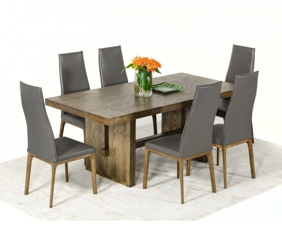 Jubilee - Ceres Dining Table in White Wash Oak Veneer