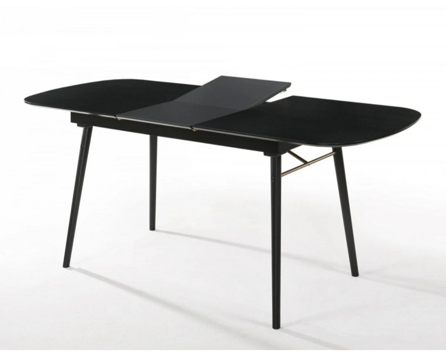 Jubilee - Adome Extendable Dining Table in Black, Wood