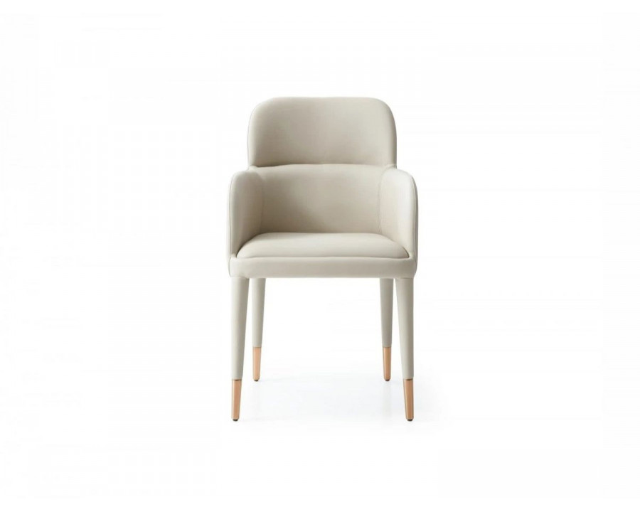 Jubilee - Corona Dining Armchair in Beige, Bonded Leather