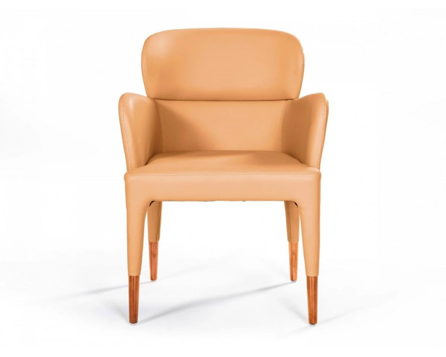 Jubilee - Oxygen Dining Armchair in Orange, Leatherette