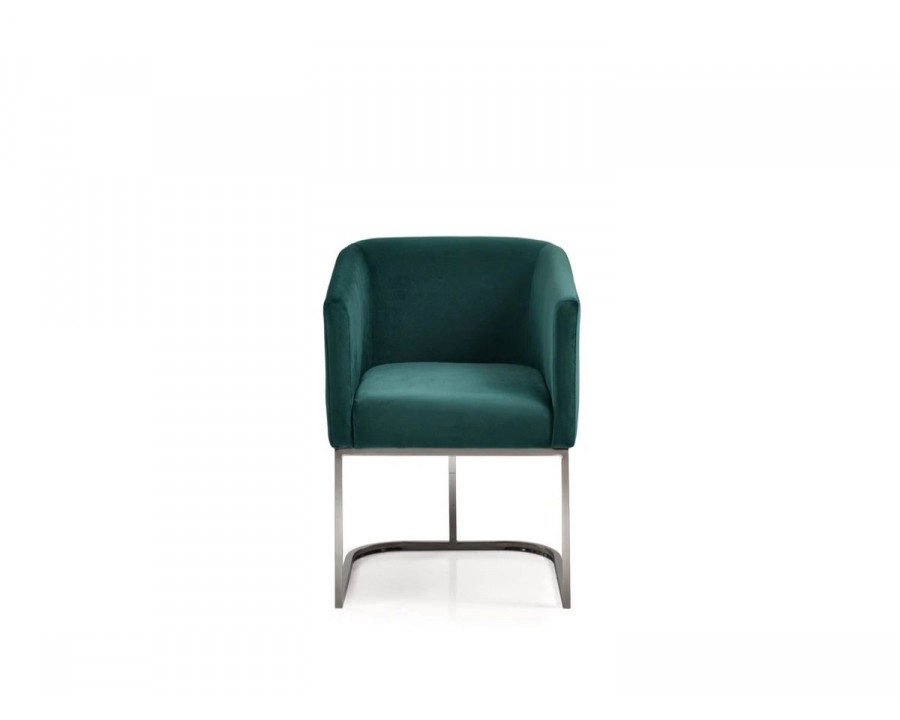 Jubilee - Yenk Dining Chair in Green, Velour