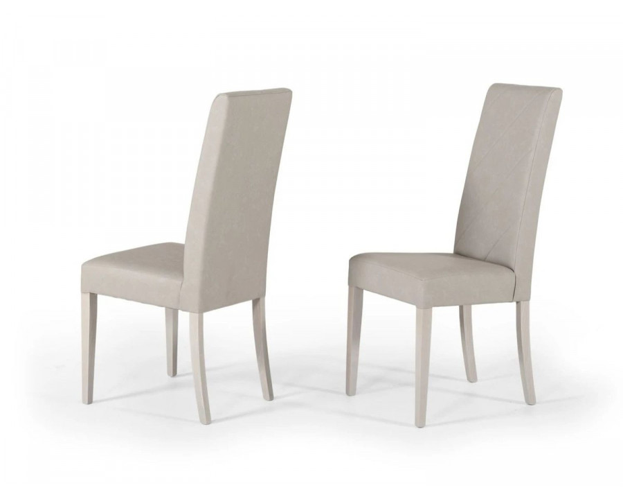 Jubilee - Alan Mi Dining Chair Set of 2 in Gray, Leatherette