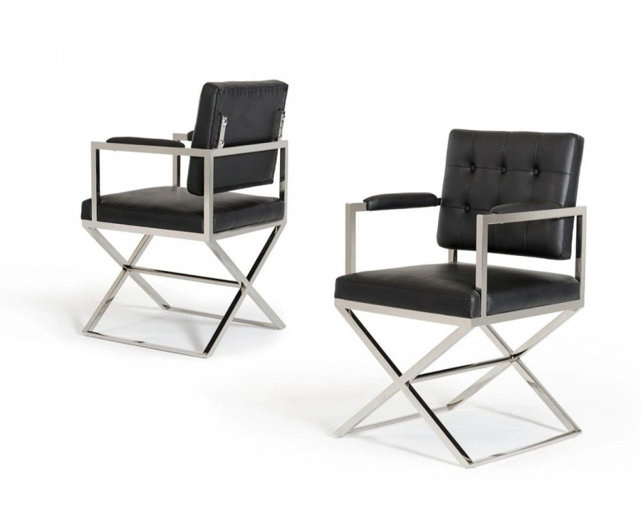 Jubilee - Sparky Modern Dining Chair in Black