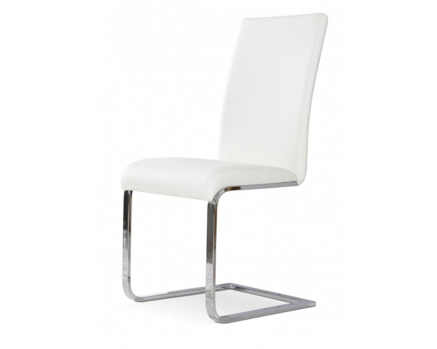 Jubilee - Creamy Modern Dining Chair Set of 2 in White