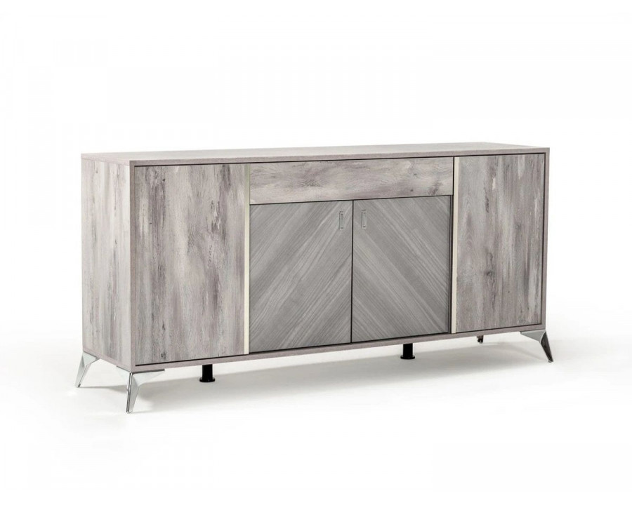 Jubilee - Alawer Modern Buffet in Light Gray, Wood/Metal