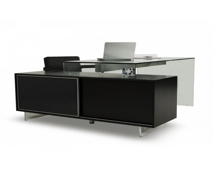 Jubilee - Alinam Office Desk in Black Oak