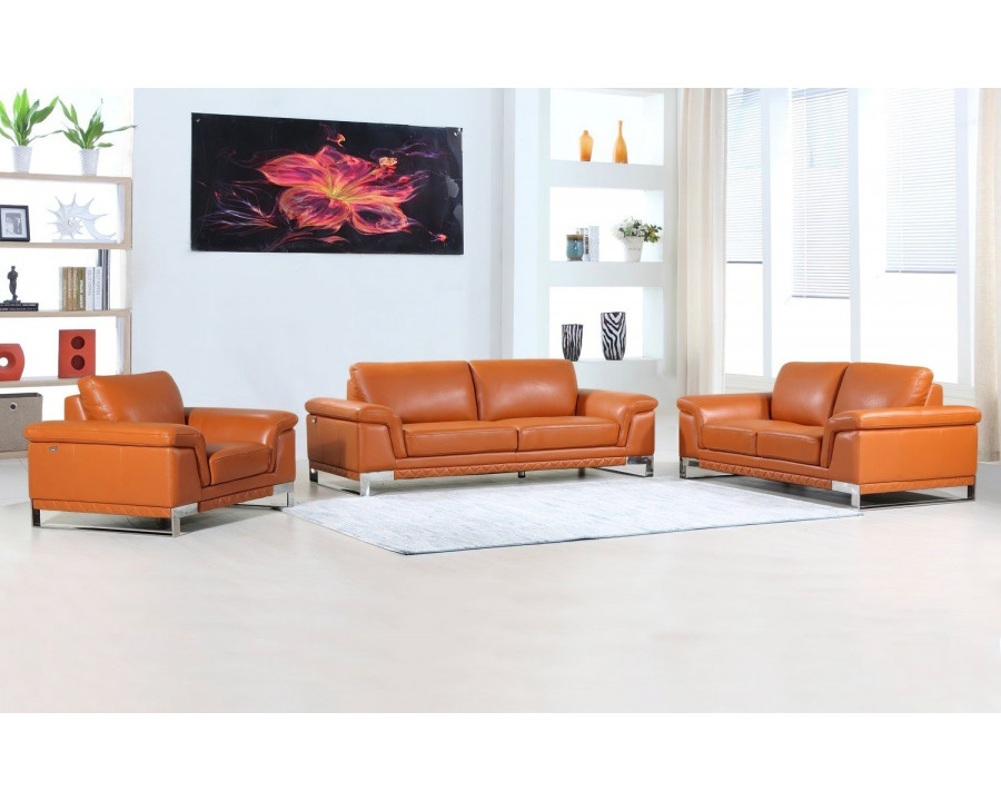 Jubilee Juliny Sofa Set - Camel, Leather