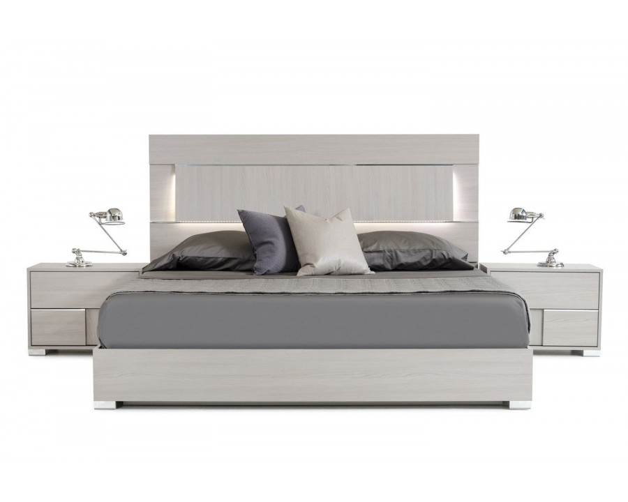 Jubilee Erica Modern King Size Bed - Gray