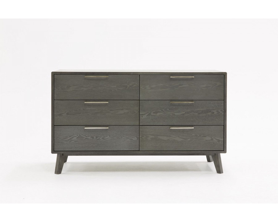 Jubilee - Salimon Modern Wash Dresser and Mirror in Gray