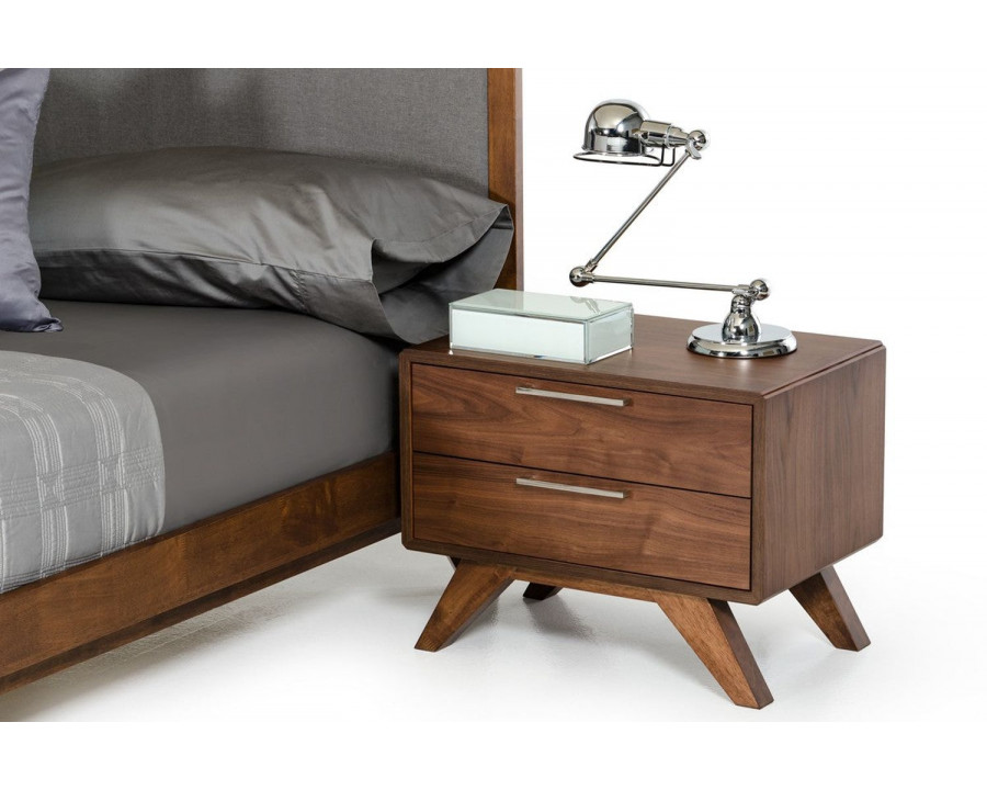 Jubilee - Sohu Modern Nightstand in Gray/Walnut