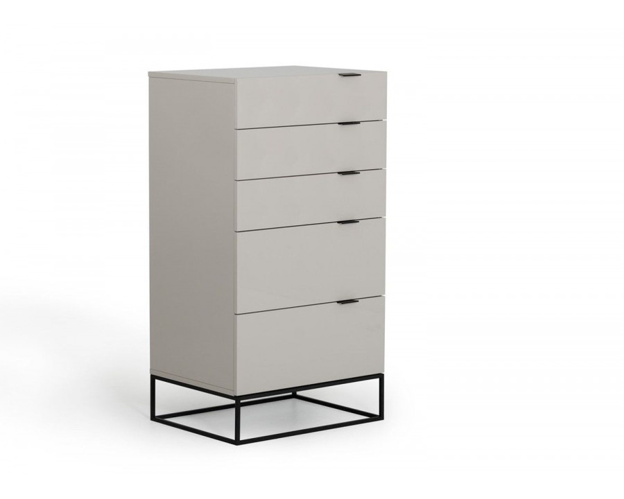 Jubilee - Haqi Modern Chest in Gray