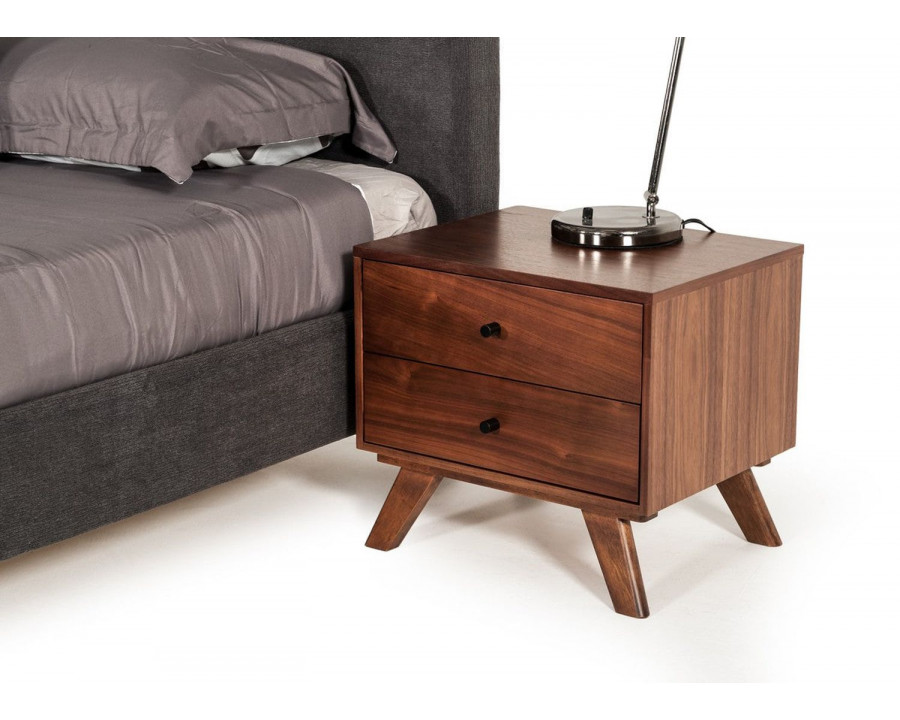 Jubilee - Astima Modern Nightstand in Walnut