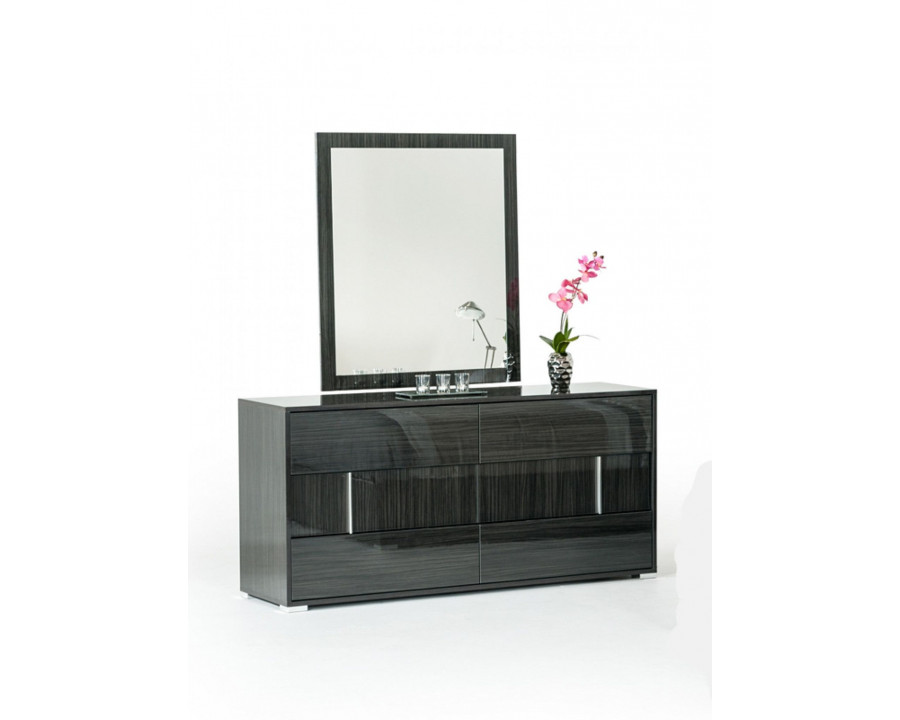 Jubilee - Axman Modern Dresser and Mirror in Gray