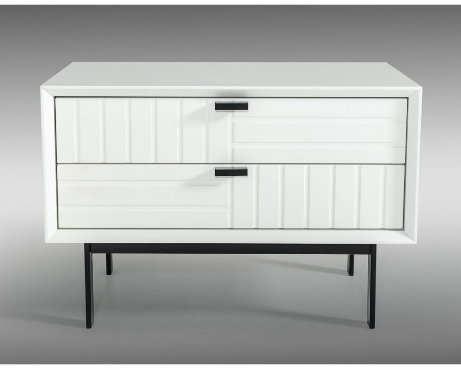 Jubilee - Vanity Contemporary Nightstand in White