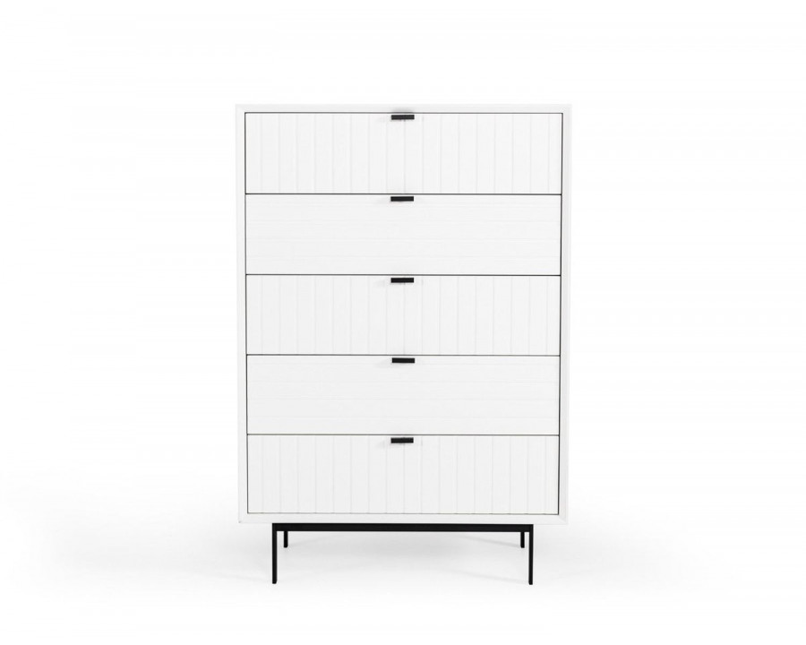 Jubilee - Vanity Contemporary Chest in White